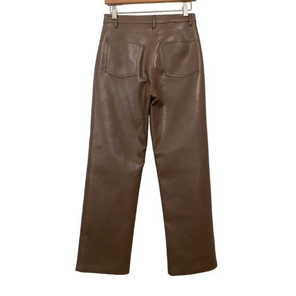 Aritzia Brown Straight Leg Pants - Picture 2 of 10